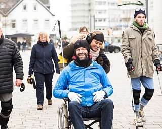 Menschen erleben Barrieren