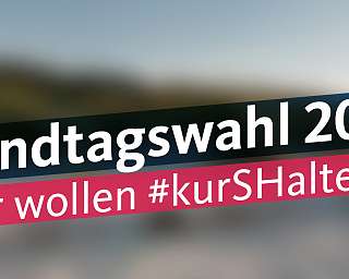 Banner der CDU Schleswig-Holstein